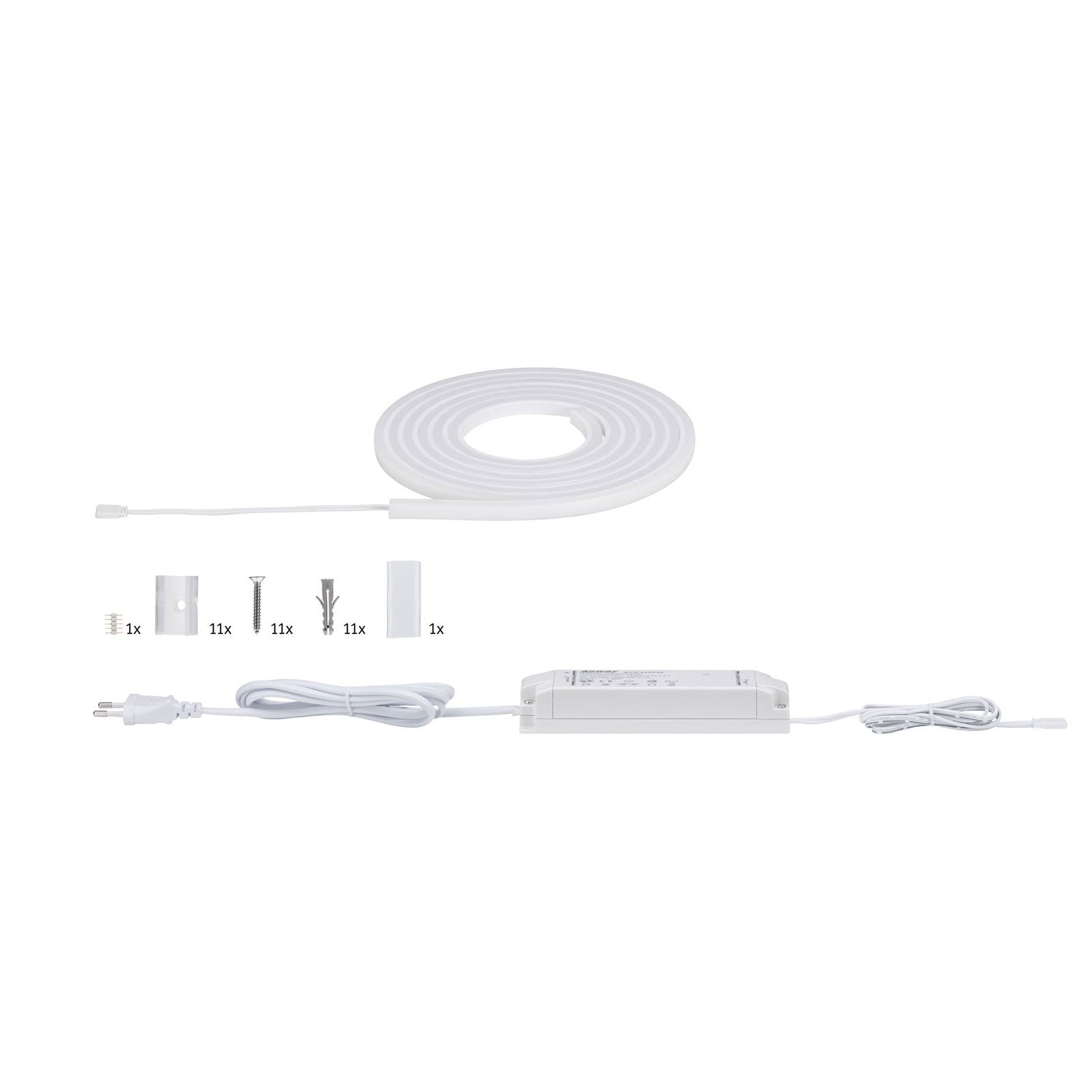 LED-stripe MaxLED Flow basissett varmhvit dimbar IP67 300 cm - Paulmann
