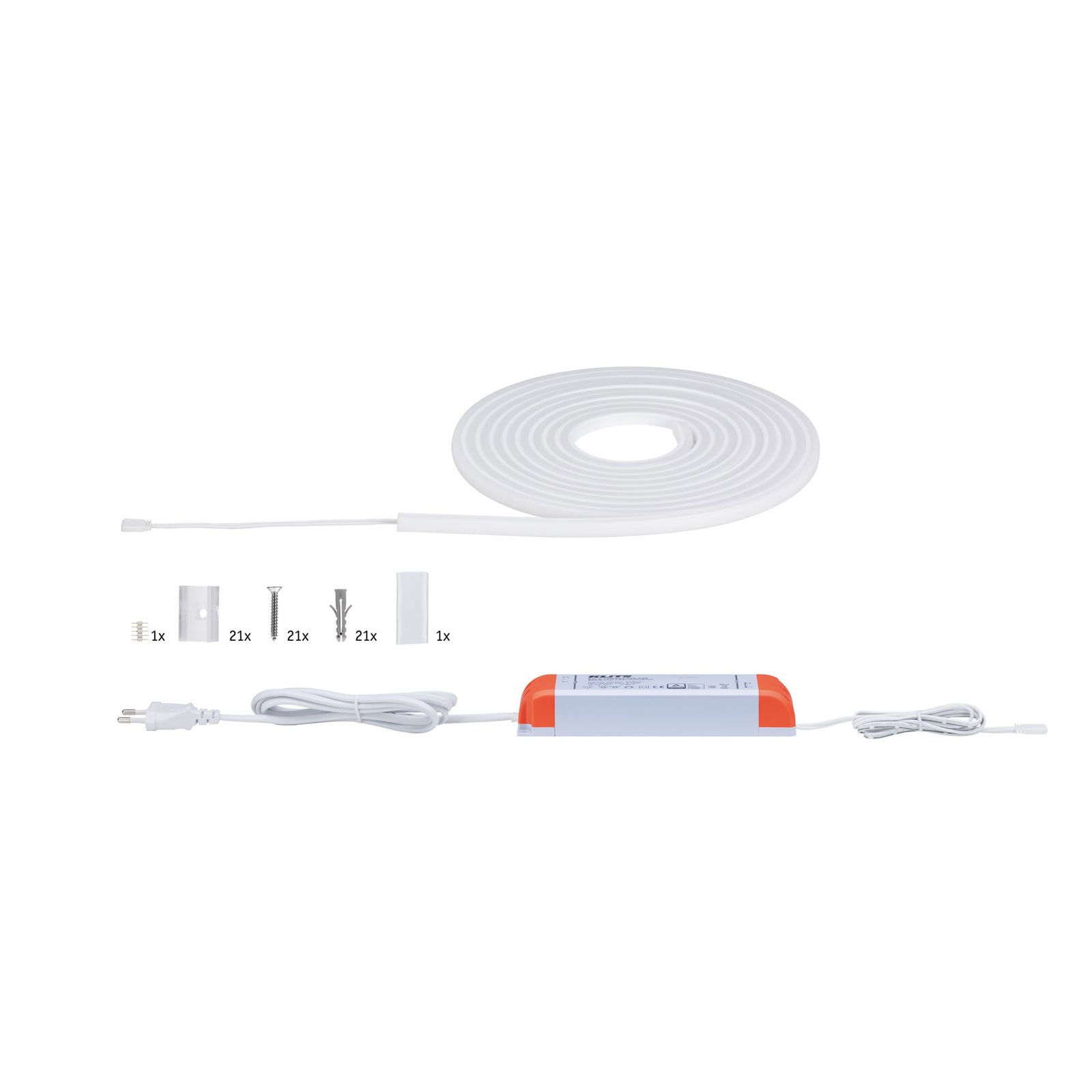 LED-stripe MaxLED Flow basissett 5m 52W varmhvit dimbar IP67 - Paulmann