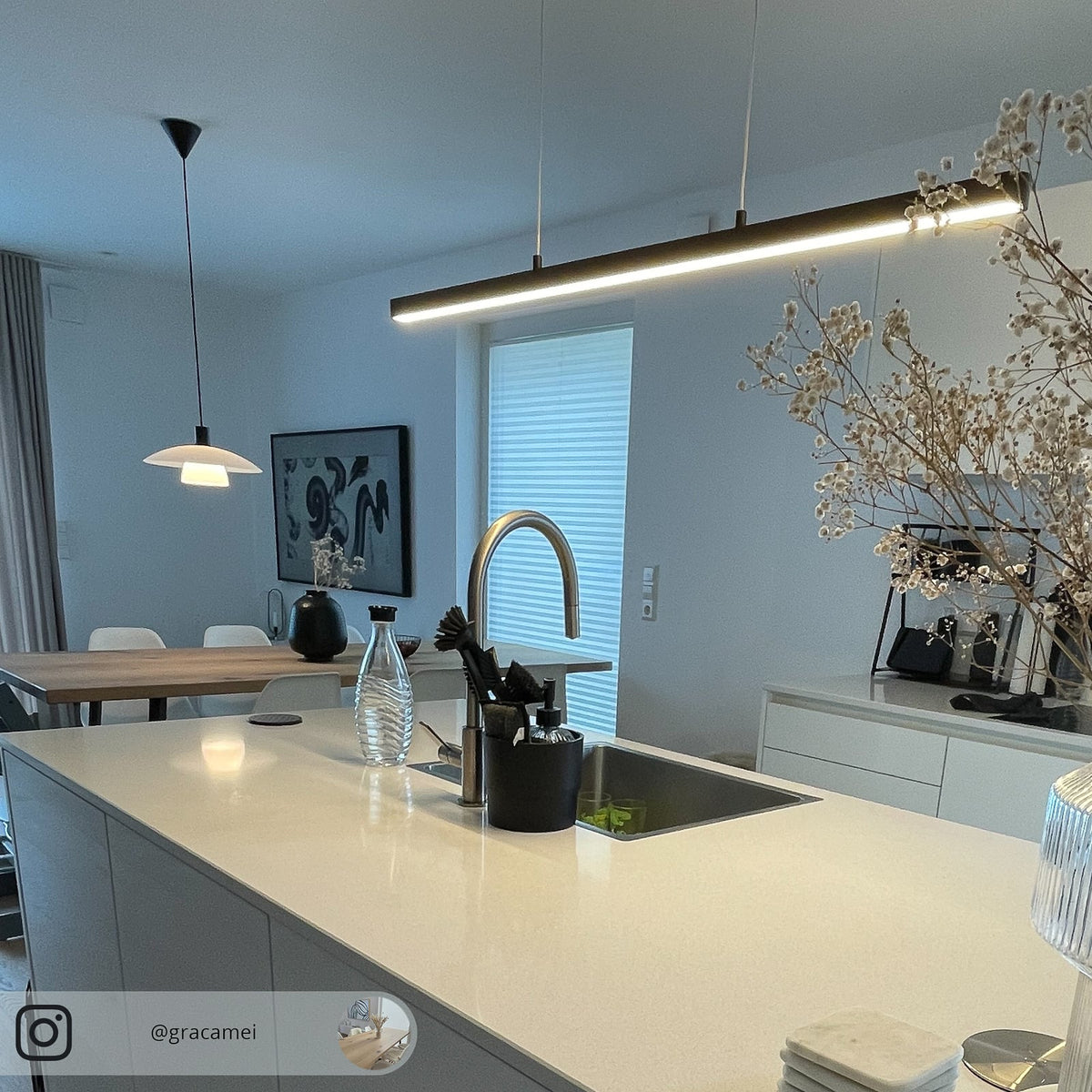 LED pendellampe Lento dimbar svart - Paulmann