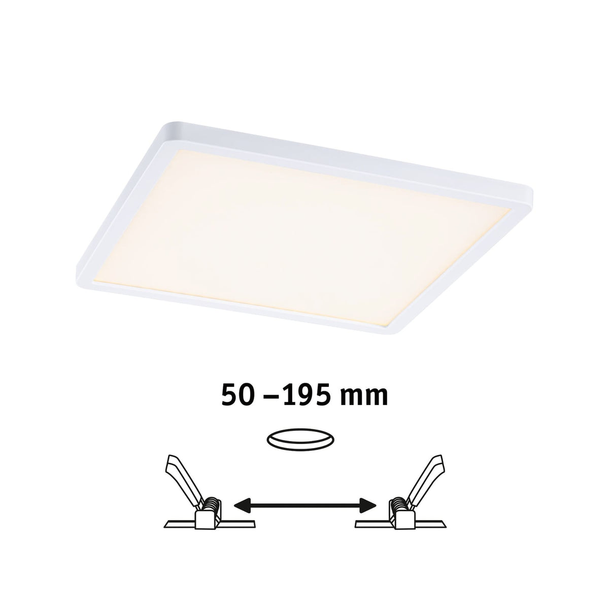 LED innbyggingspanel Areo IP44 - Paulmann