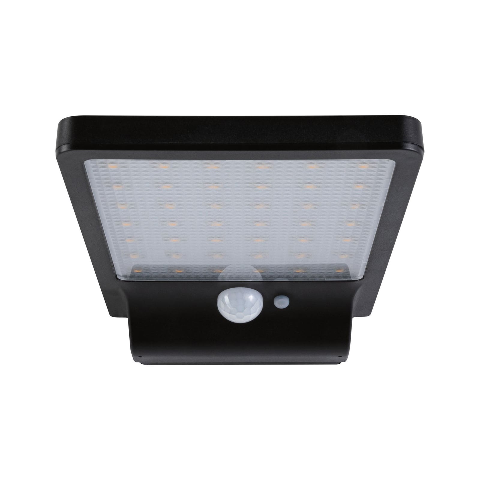 LED solcelle vegglampe Solveig med bevegelsessensor svart IP44 - Paulmann
