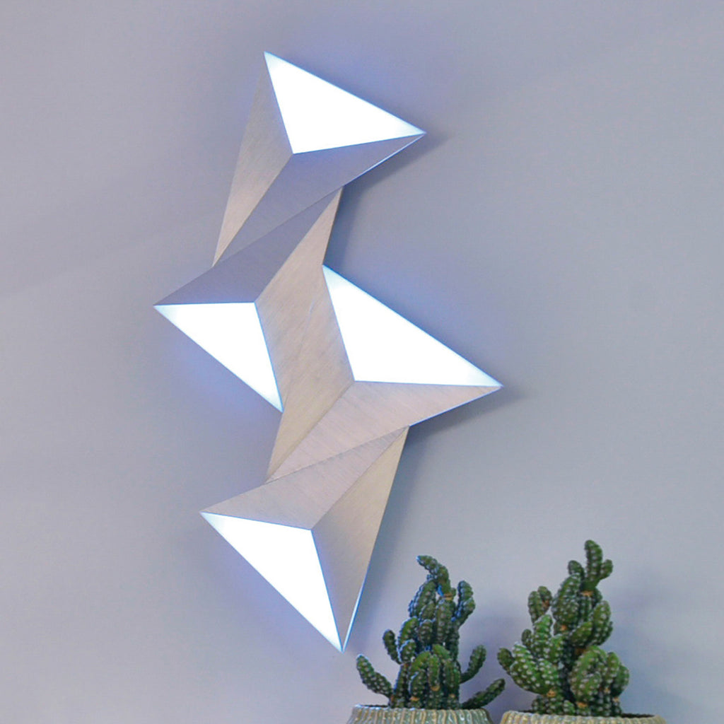 LED vegglampe Q-Tetra dimbar RGB CCT Zigbee 35 cm - Q-Smart-Home