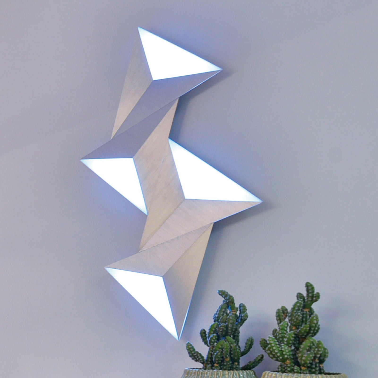 LED vegglampe Q-Tetra dimbar RGB CCT Zigbee 35 cm - Q-Smart-Home