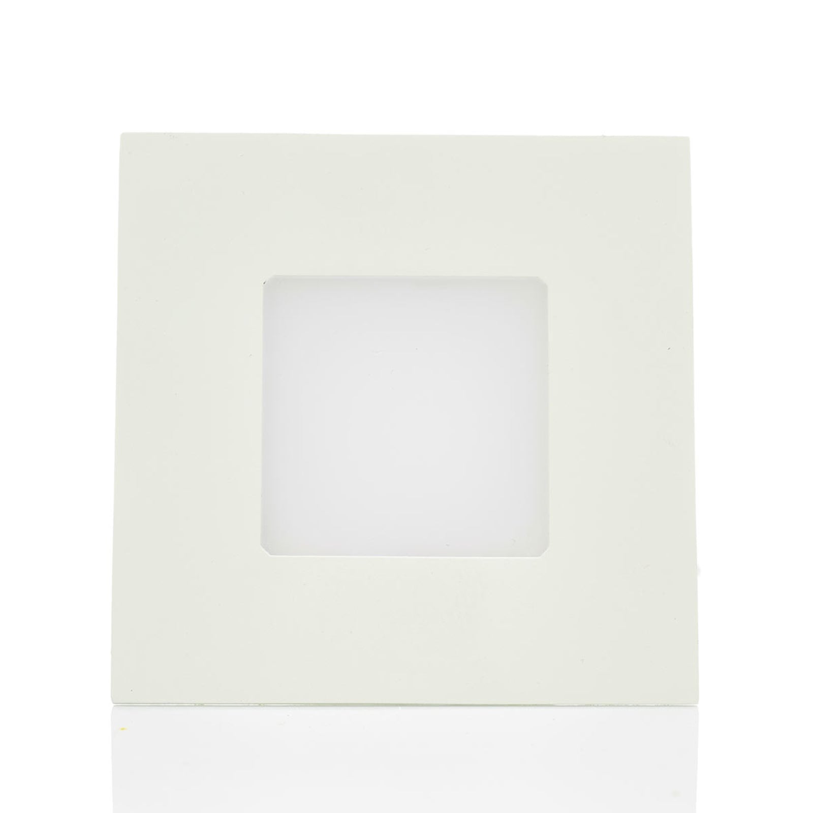 LED innbyggingsspot Klaus kvadratisk hvit 7,5 cm - Heitronic