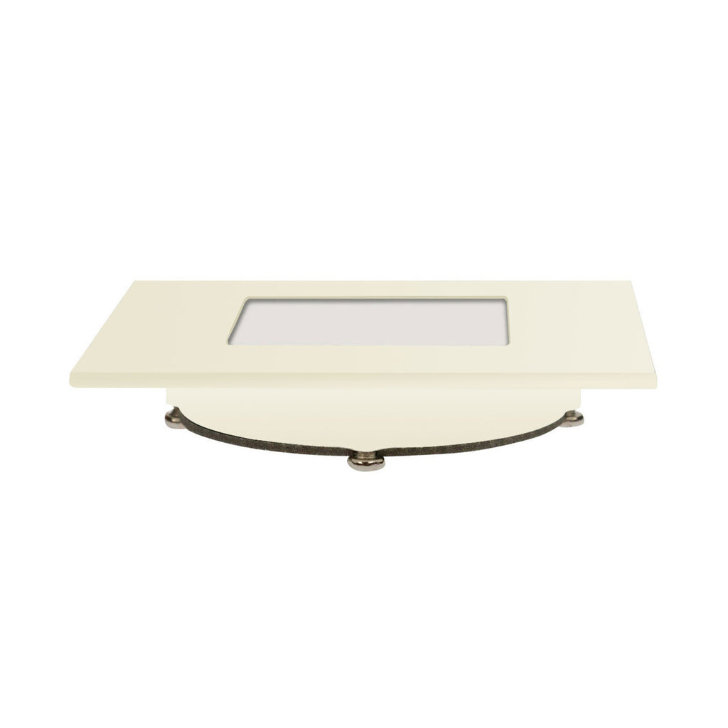 LED innbyggingsspot Klaus kvadratisk hvit 7,5 cm - Heitronic