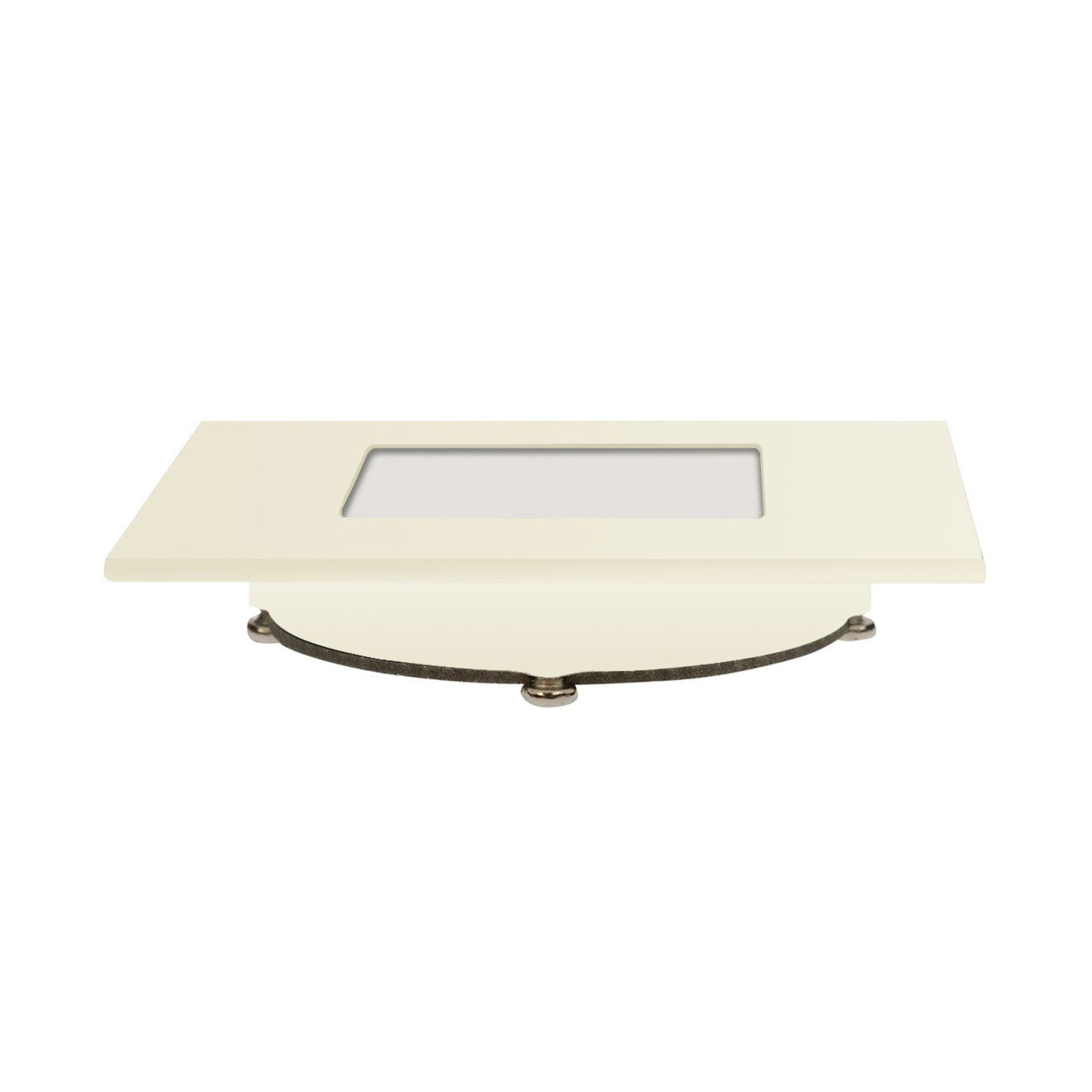 LED innbyggingsspot Klaus kvadratisk hvit 7,5 cm - Heitronic