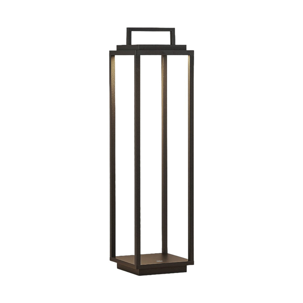 LED utelanterne Elaja dimbar oppladbar svart IP54 - Lucande