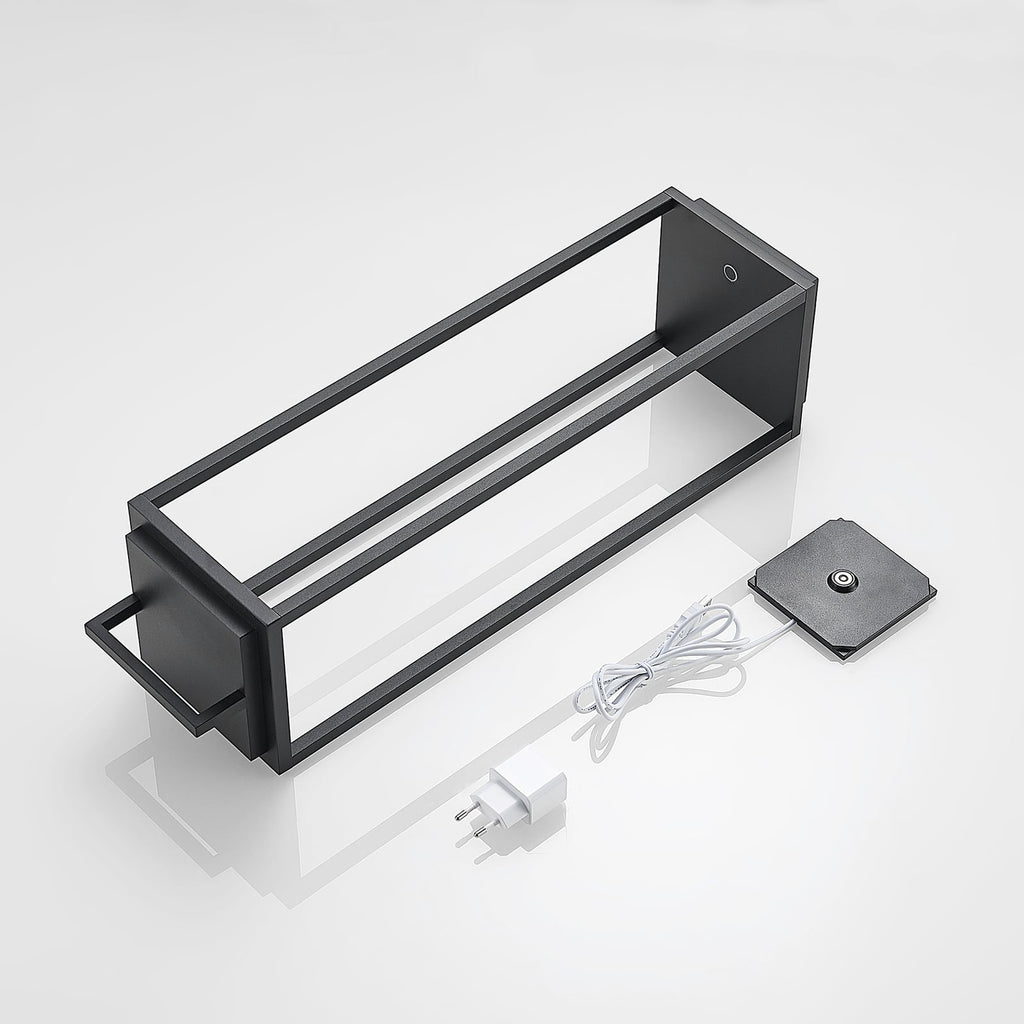 LED utelanterne Elaja dimbar oppladbar svart IP54 - Lucande