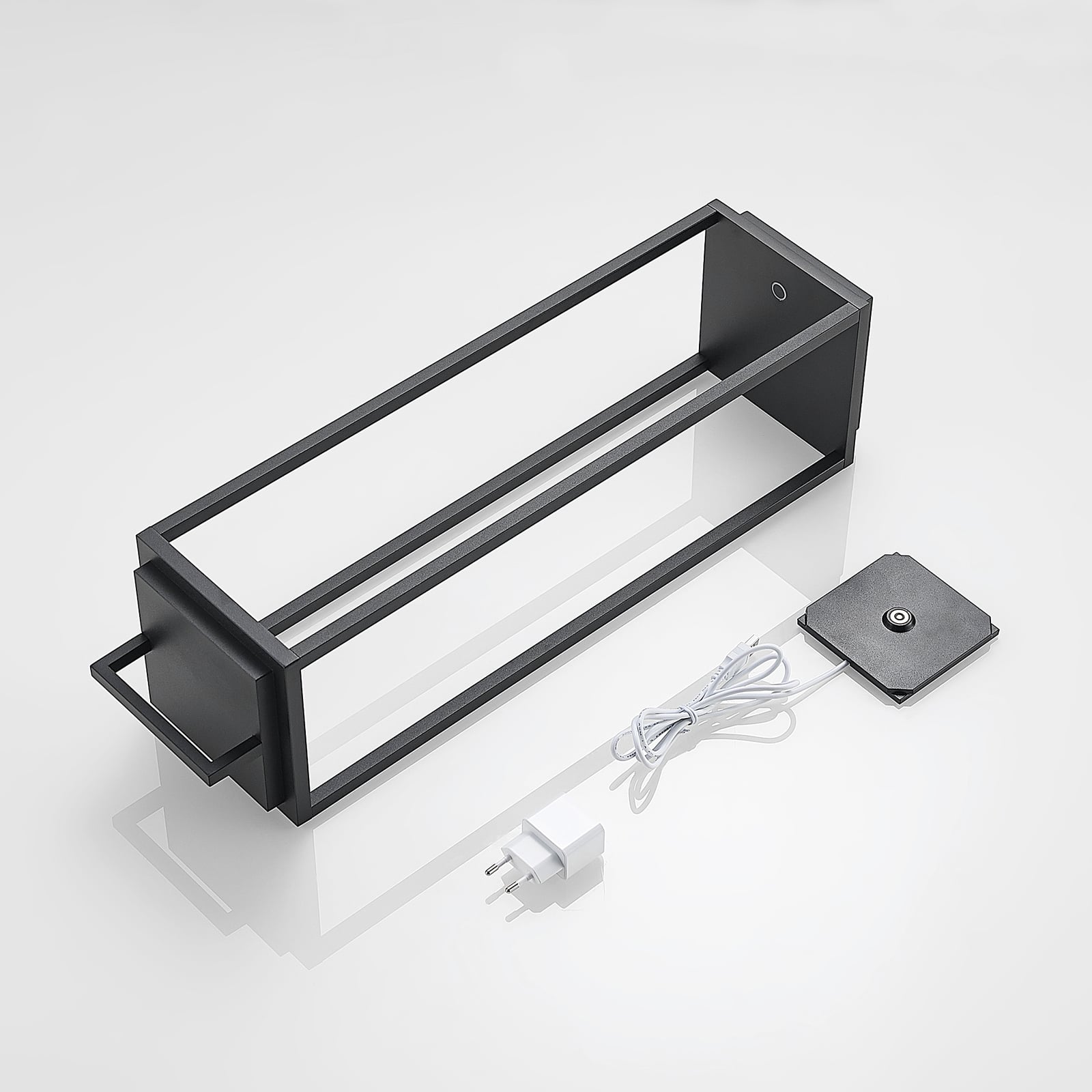 LED utelanterne Elaja dimbar oppladbar svart IP54 - Lucande