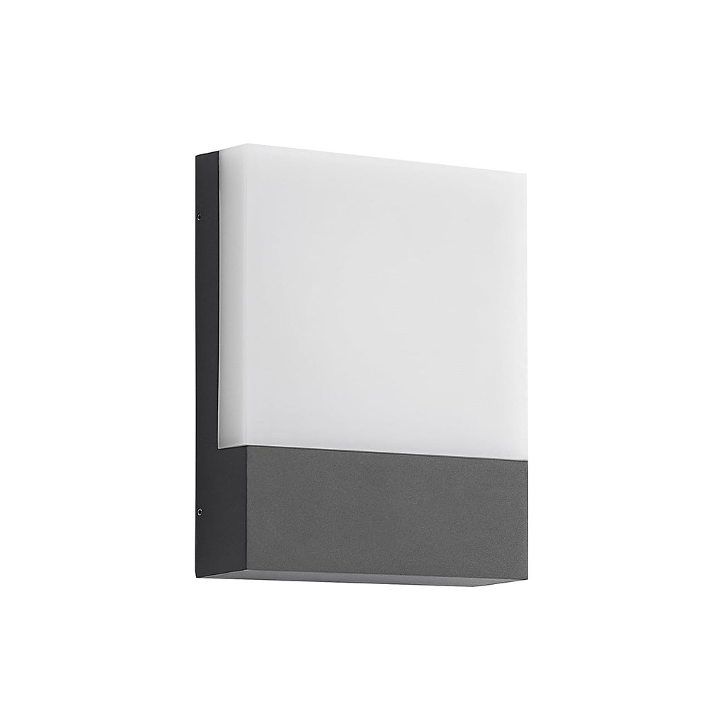 LED utevegglampe Vanira kantet aluminium IP54 - Lindby