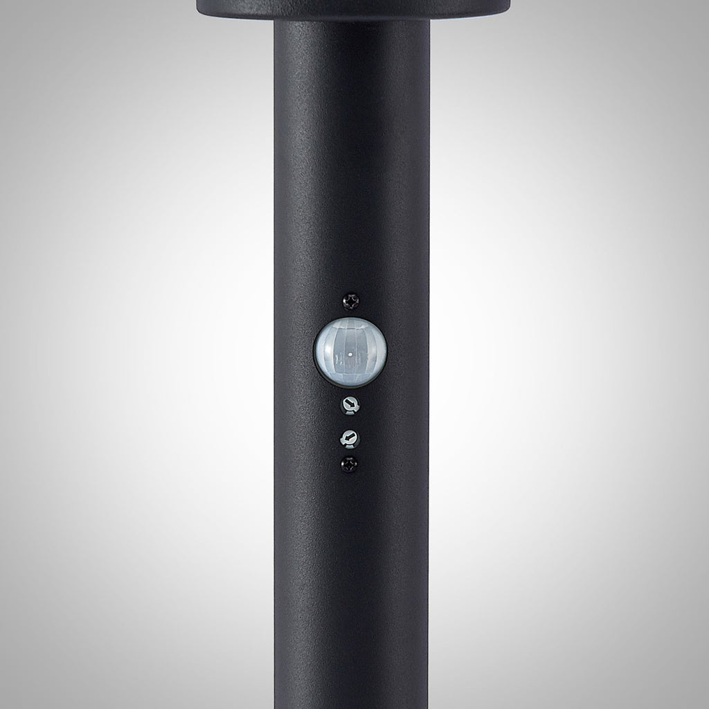 LED sti-lampe Gregory med bevegelsessensor 76 cm mørkegrå IP44 - Lindby