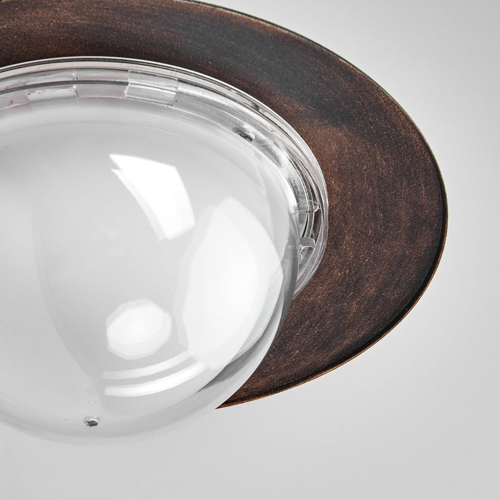 LED utevegglampe Clea lanterneform kobber 24 cm IP44 - Lindby