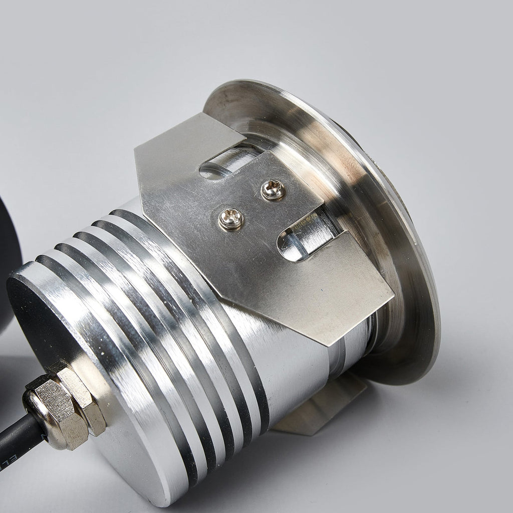LED bakkespot Helene dimbar aluminium Ø9 cm IP67 - Lucande