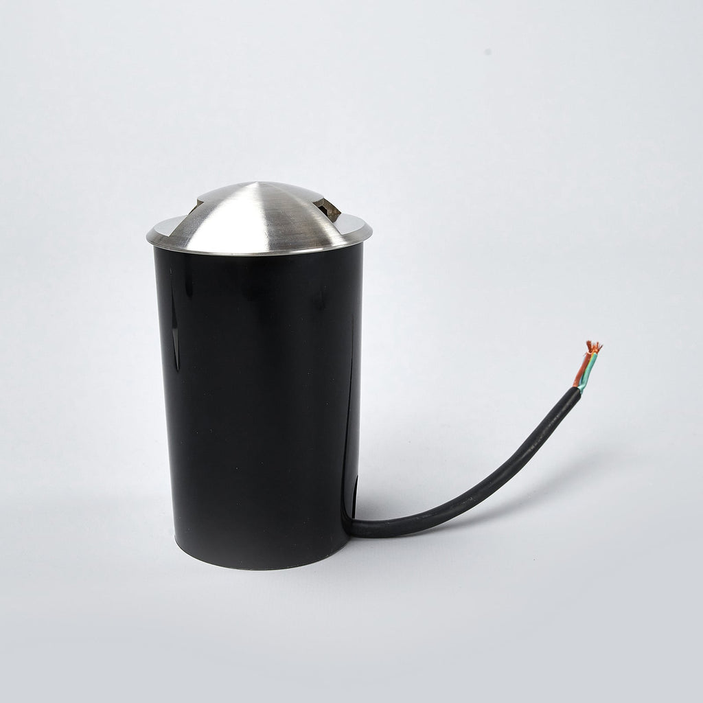 LED bakkespot Helene dimbar aluminium Ø9 cm IP67 - Lucande