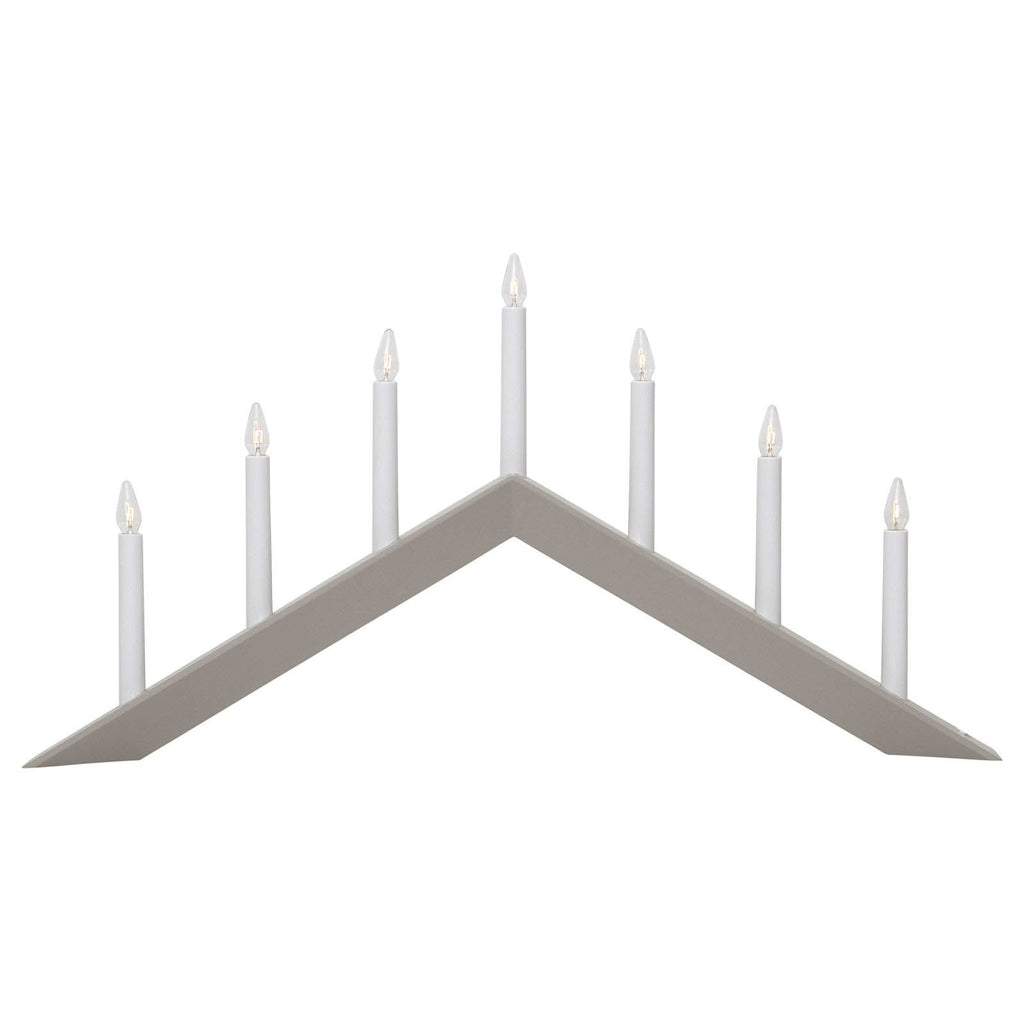 Adventsstake Arrow 7 lys tre 69 cm - STAR TRADING