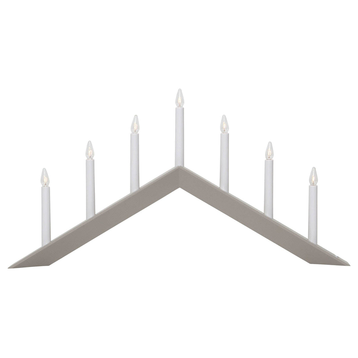 Adventsstake Arrow 7 lys tre 69 cm - STAR TRADING