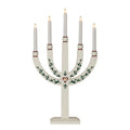 Adventsstake Elias Tradition 15 lys tre 67 cm forfra