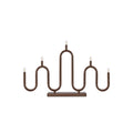 Adventsstake Noel 5 LED bronse 5 lys 50 cm forfra