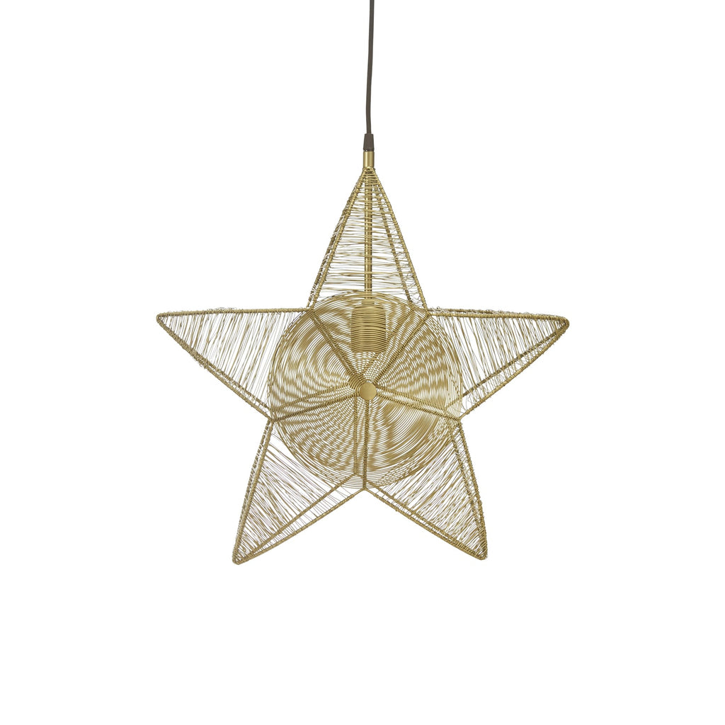 Adventsstjerne Rigel metall krem Ø50 cm E27 forfra