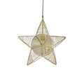 Adventsstjerne Rigel metall krem Ø50 cm E27 forfra