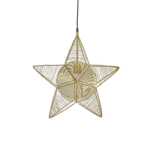 Adventsstjerne Rigel metall krem Ø50 cm E27 forfra
