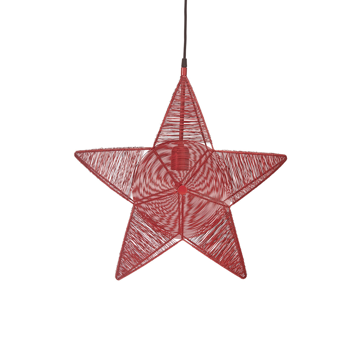 Detalj av Adventsstjerne Rigel metall krem Ø50 cm E27