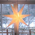Adventsstjerne Sensy Star 7-armet papir krem Ø 70 cm forfra