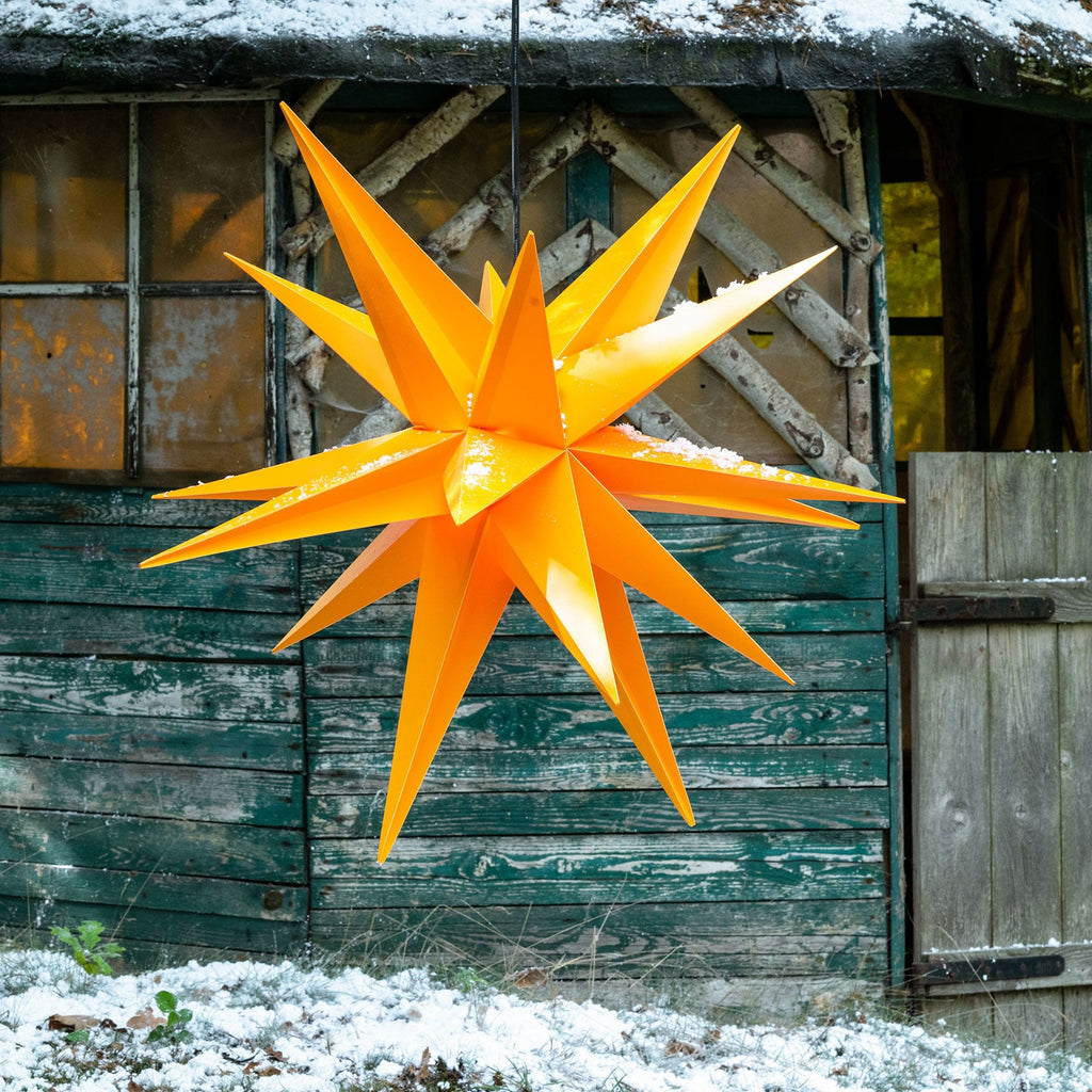 Adventsstjerne XXL Ø80 cm 18 takker IP44 utendørs - STERNTALER