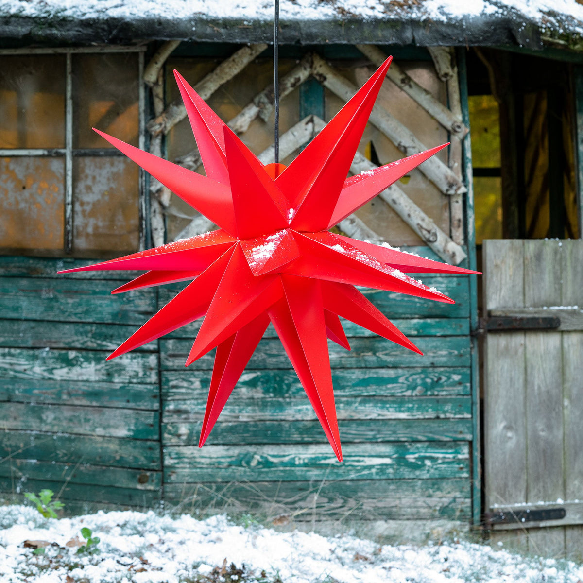 Adventsstjerne XXL Ø80 cm 18 takker IP44 utendørs - STERNTALER