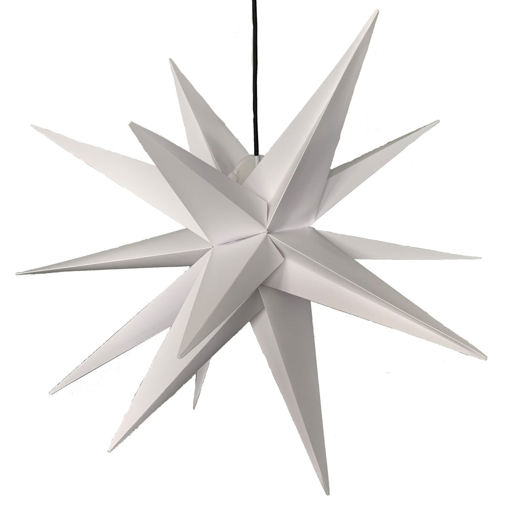 Detalj av Adventsstjerne XXL Ø80 cm 18 takker IP44 utendørs