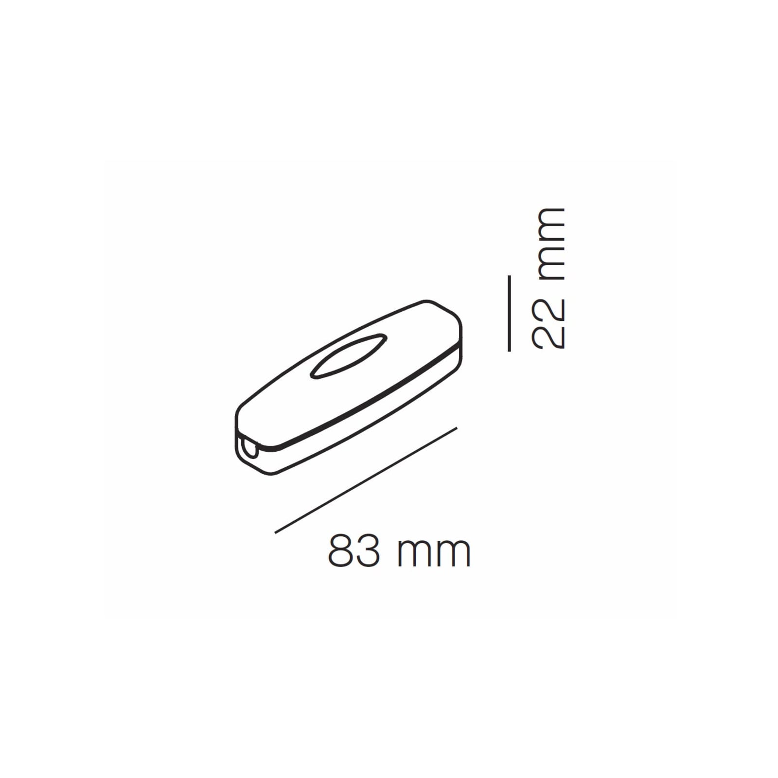 Aereo snordimmer svart for bordlamper og gulvlamper forside