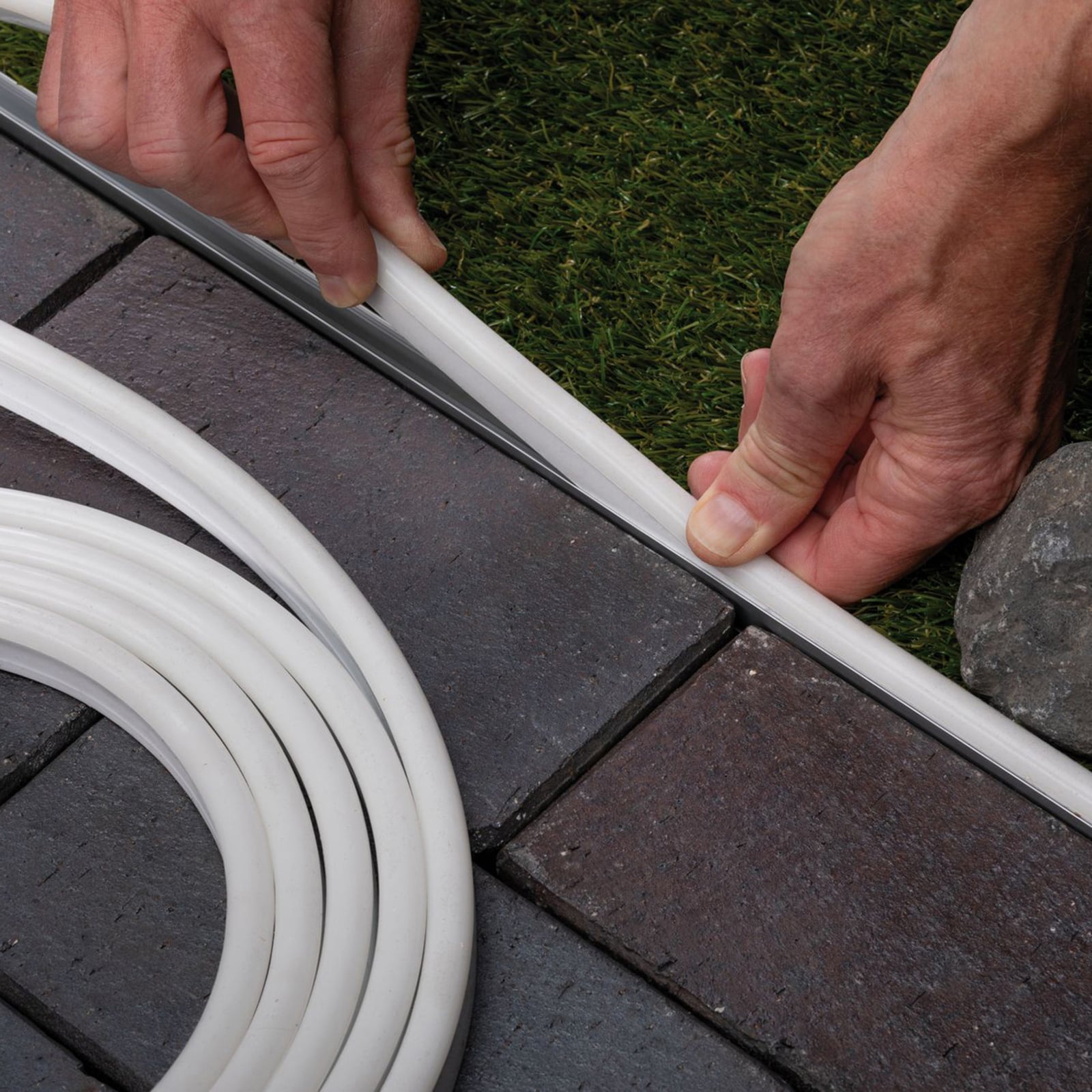 Aluminiumprofil 100 cm for Plug & Shine Neon LED-stripe Paulmann montert