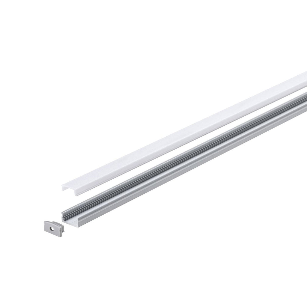 Aluminiumprofil Base for LED-stripe hvit 200 cm - Paulmann montert