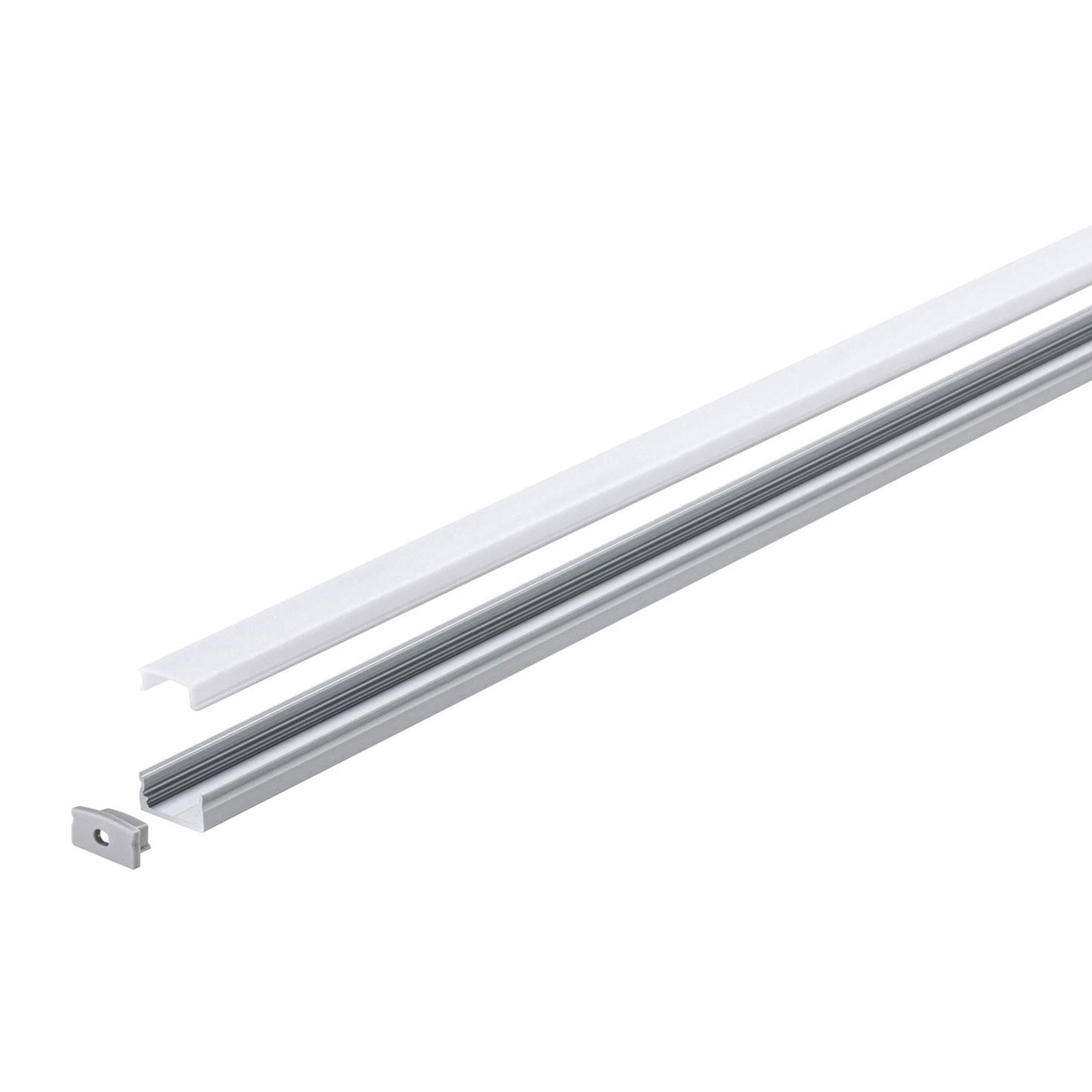 Montert Base aluminiumprofil for LED-stripe hvit 100 cm - Paulmann i bruk