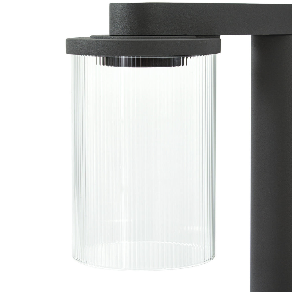 Beelia LED sti-lampe antrasitt riflet glass 60 cm IP65 - Lucande