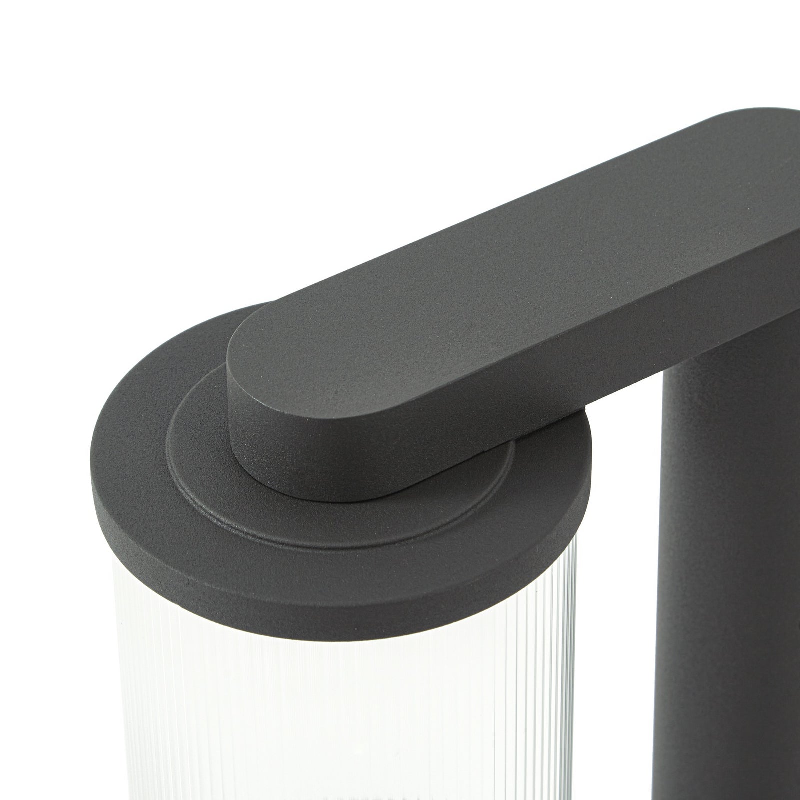 Beelia LED sti-lampe antrasitt riflet glass 60 cm IP65 - Lucande