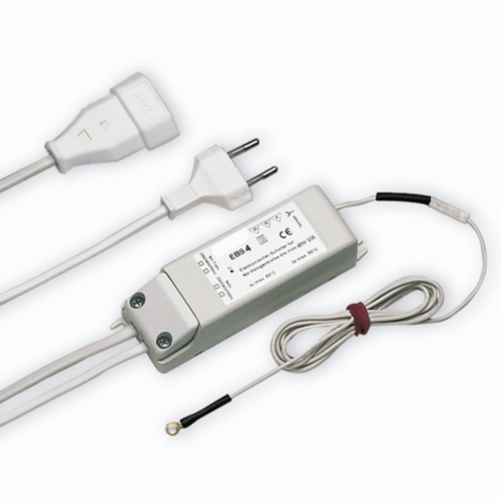 Berøringsdimmer EBS 4 med ringøye M4 maks 400W forfra