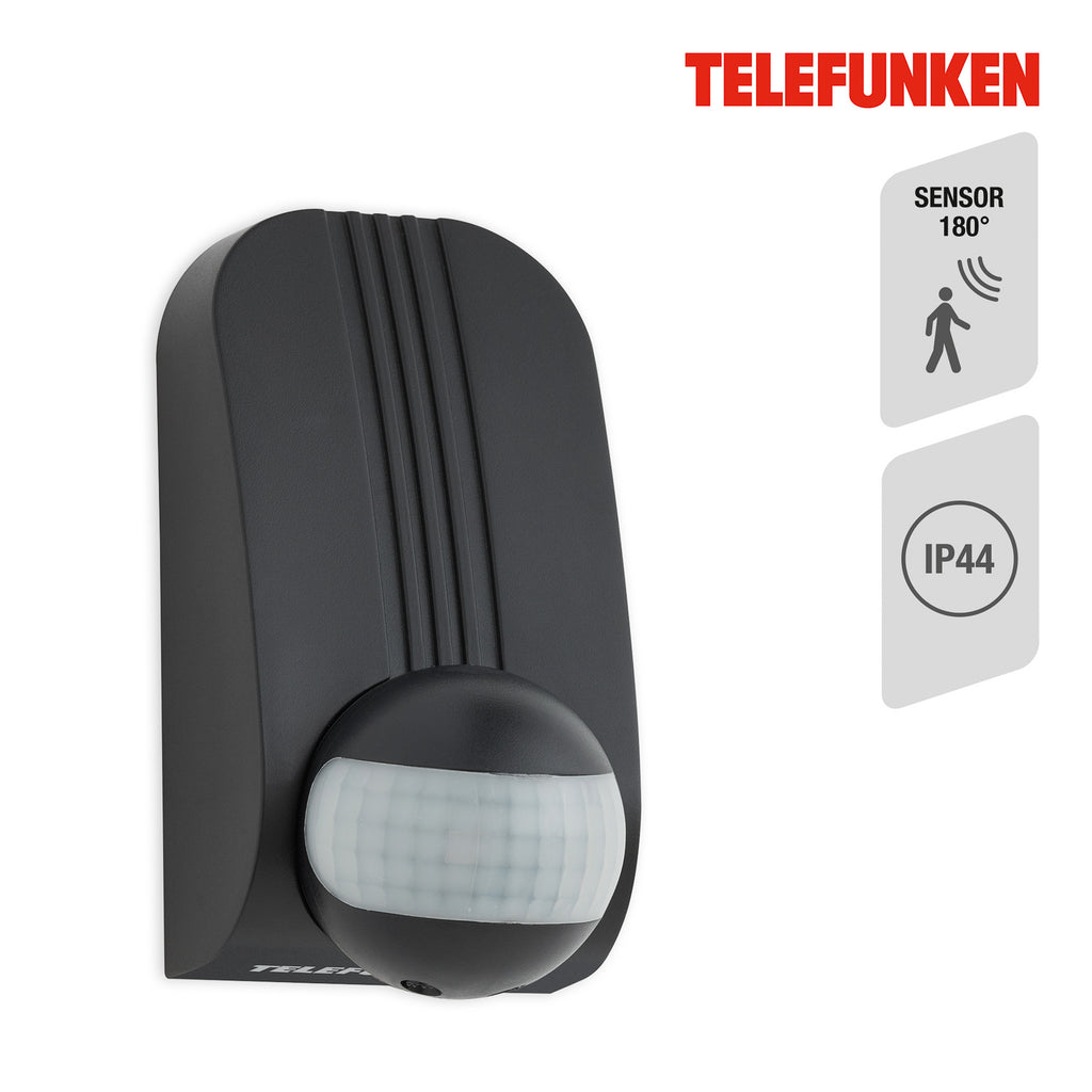 Detaljbilde av Bevegelsessensor Funchal 180° svart IP44 Telefunken