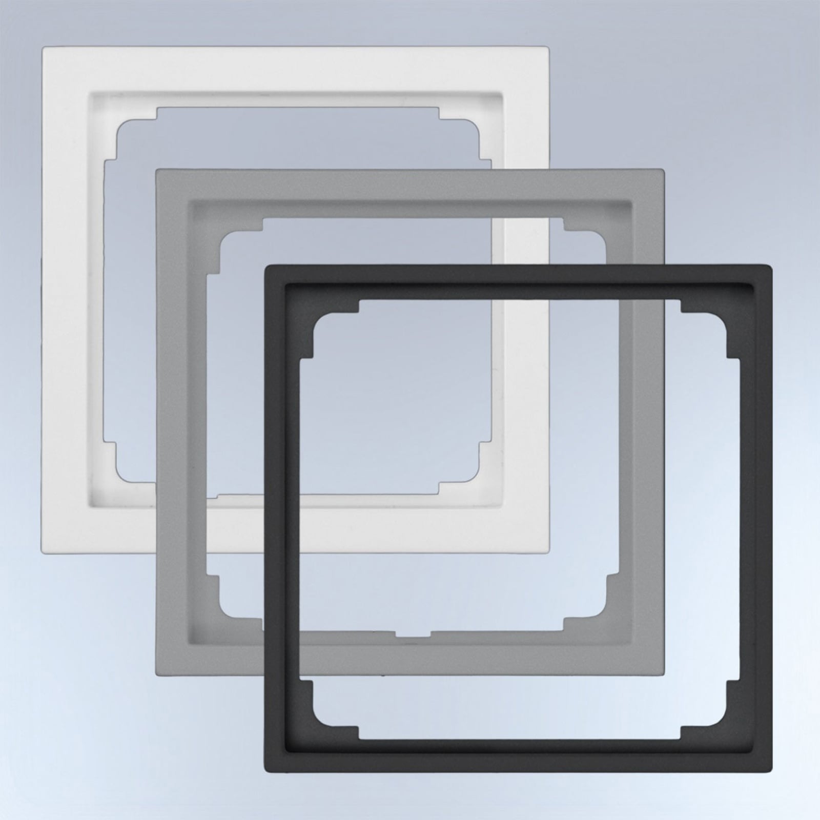 Detalj av Bevegelsessensor IR 180 COM1 innfelt 180° hvit IP20