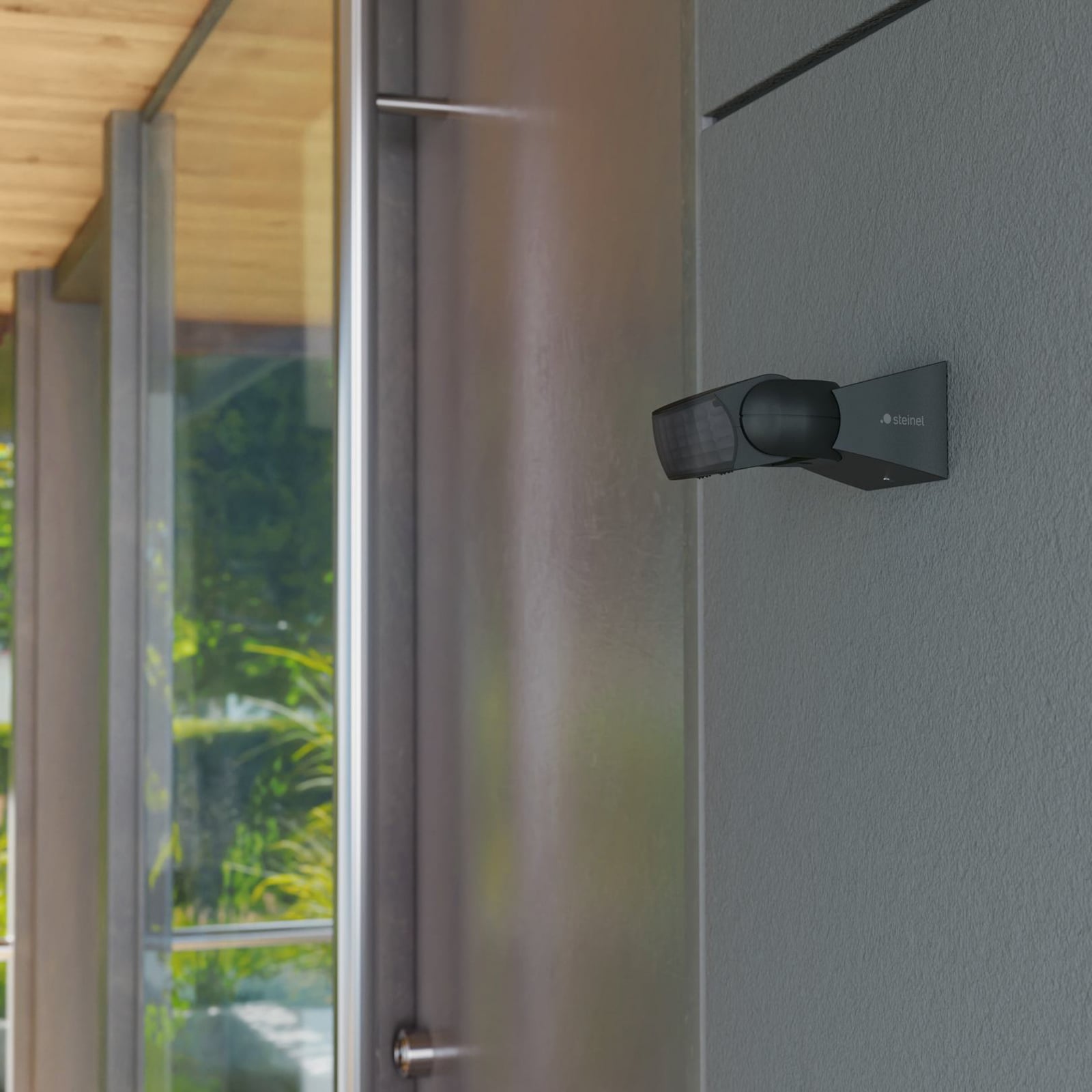 Detalj av Bevegelsessensor IS 1 svart IP54 vegg/tak