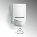 Bevegelsessensor IS 130-2 130° IP54 hvit plast forfra