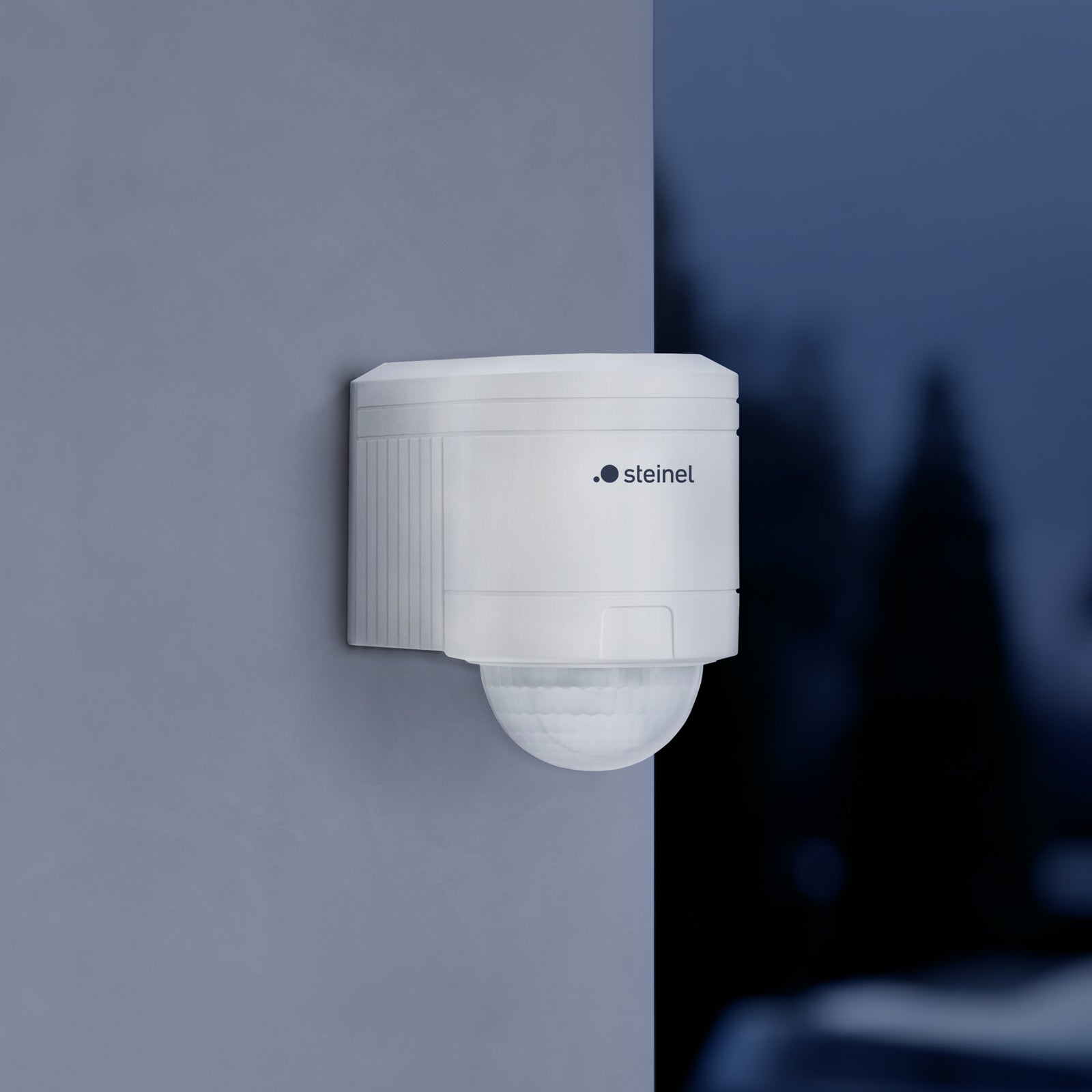 Bevegelsessensor IS 240 DUO 240° IP54 hvit bakside