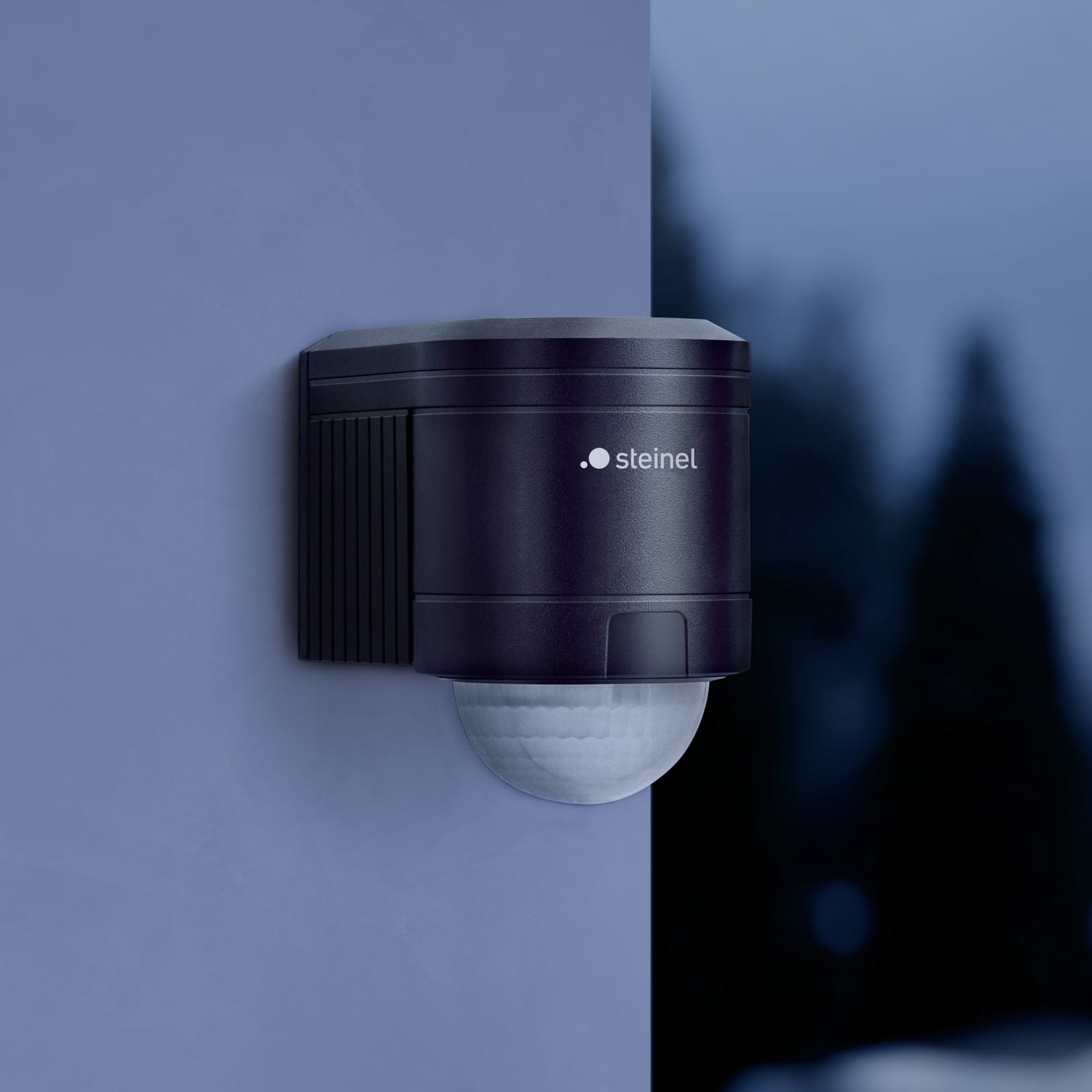 Bevegelsessensor IS 240 DUO 240° IP54 svart plast forfra