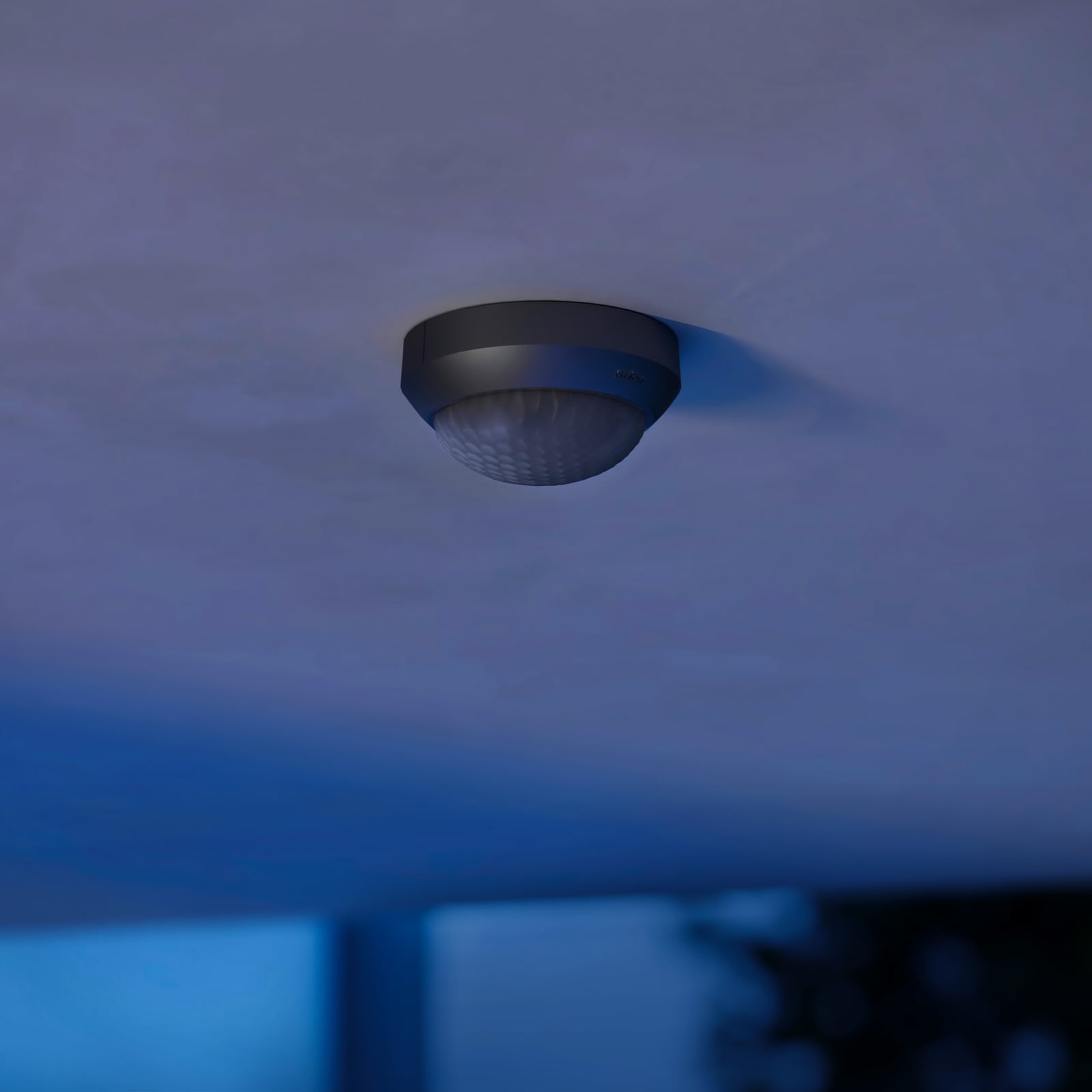 Bevegelsessensor IS 360-3 360° IP54 svart - STEINEL forfra