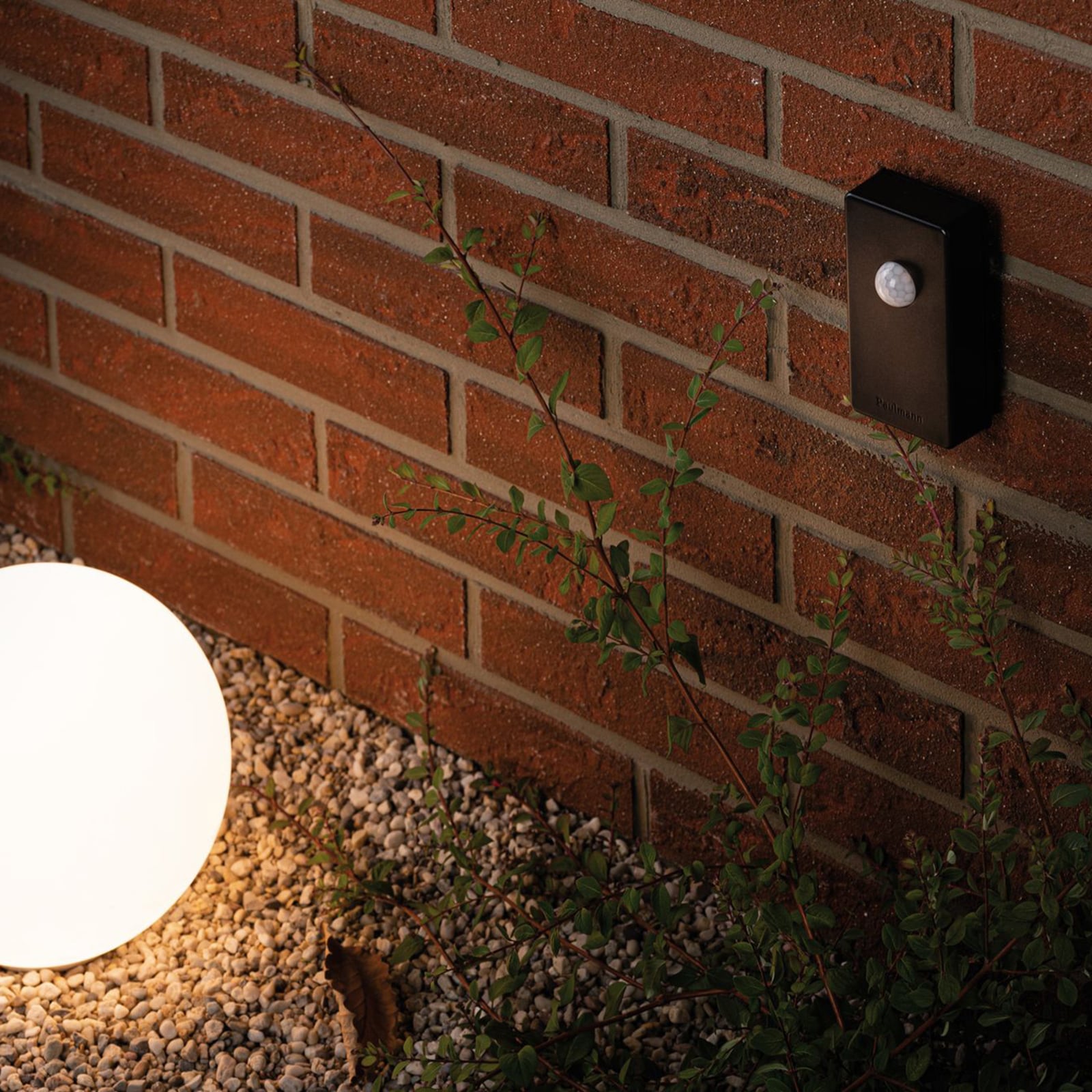 Bevegelsessensor og skumringssensor Zigbee IP44 antrasitt - Paulmann detalj