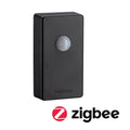 Bevegelsessensor og skumringssensor Zigbee IP44 antrasitt - Paulmann forfra