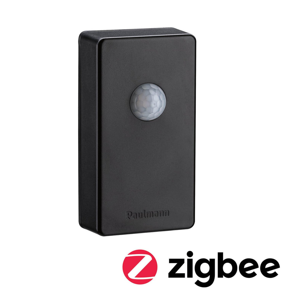 Bevegelsessensor og skumringssensor Zigbee IP44 antrasitt - Paulmann ZigBee logo