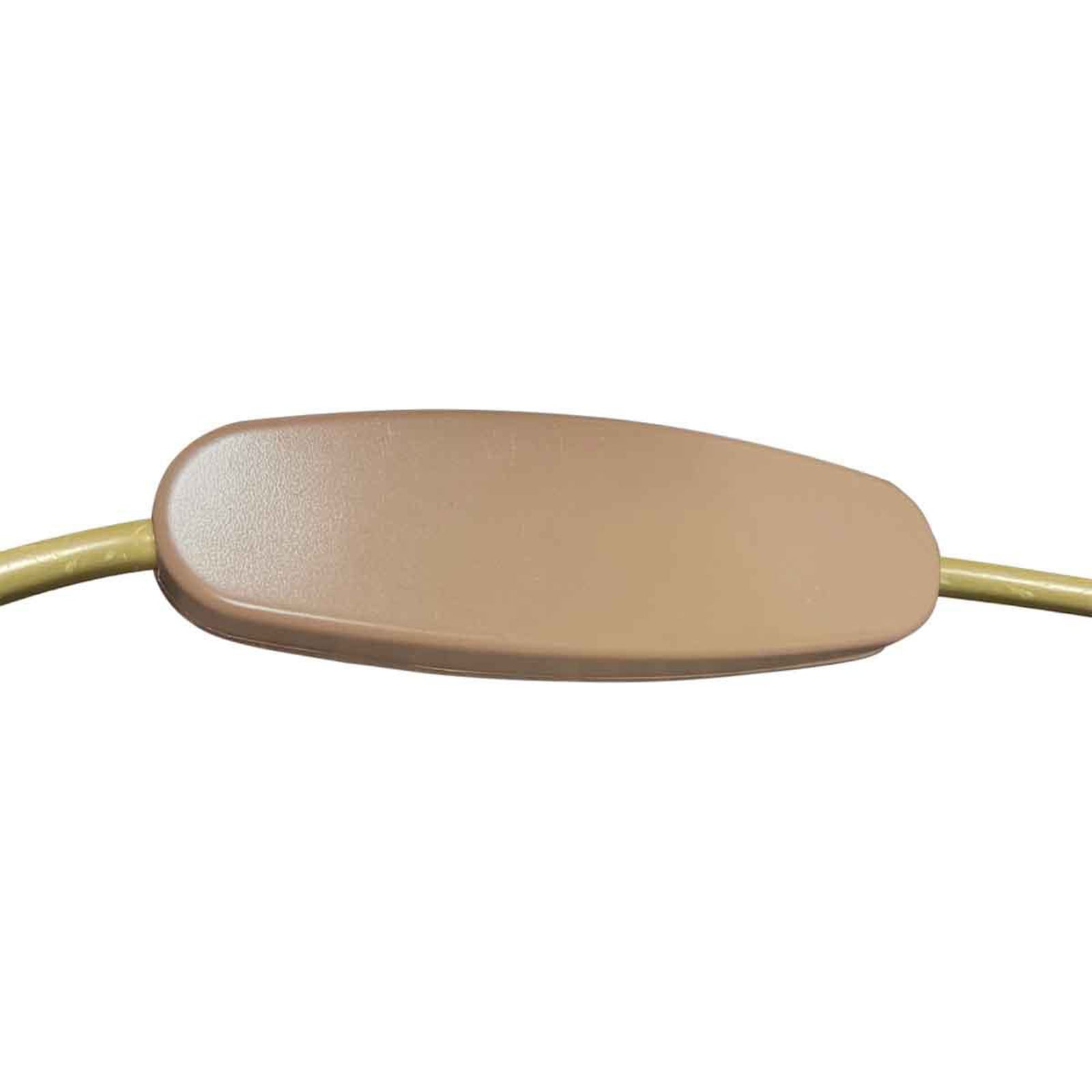 Bordlampe Ancilla tre og opalglass dimbar G9 Ø17 cm detalj glass