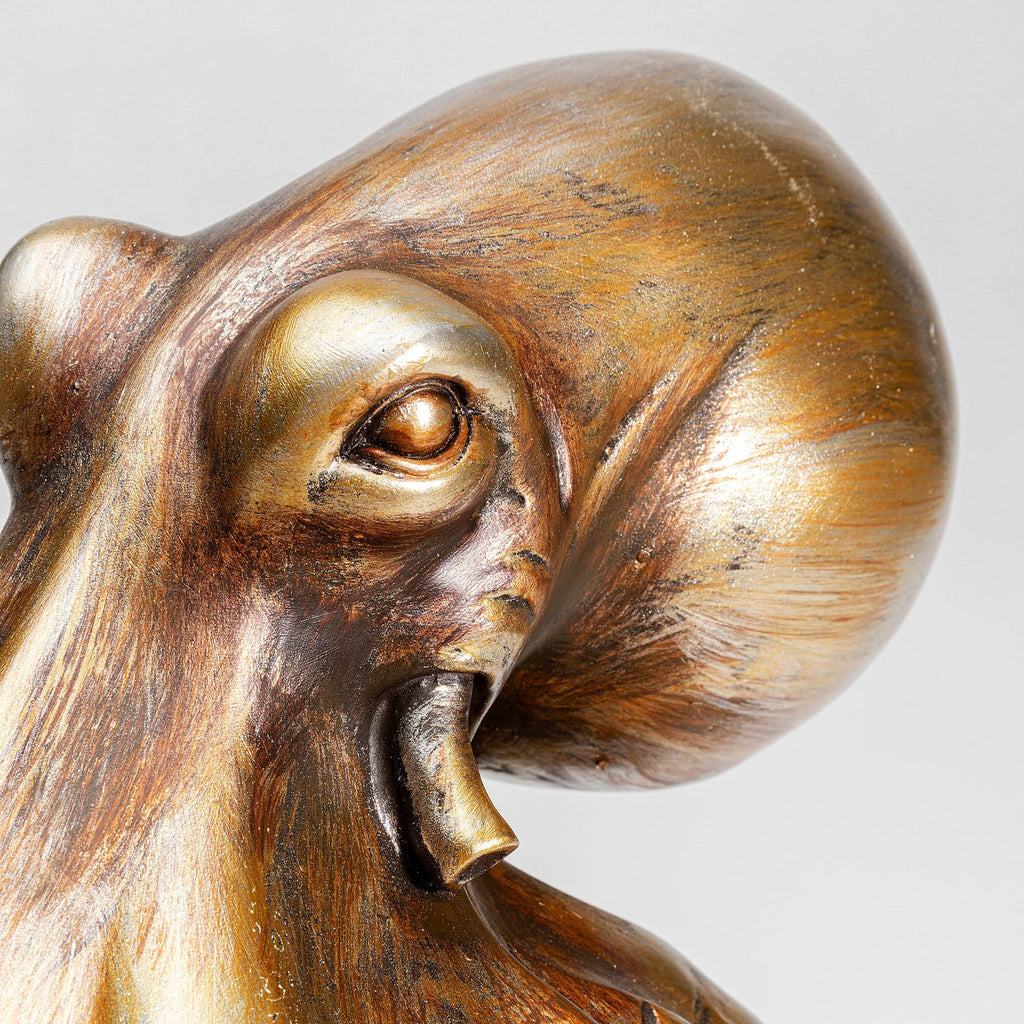 Bordlampe Animal Octopus blekksprut gull helfigur