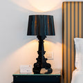 Bordlampe Bourgie LED dimbar svart plast forfra